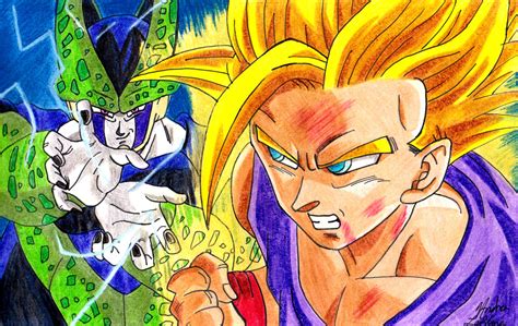 Gohan vs Cell by Jaylastar on DeviantArt