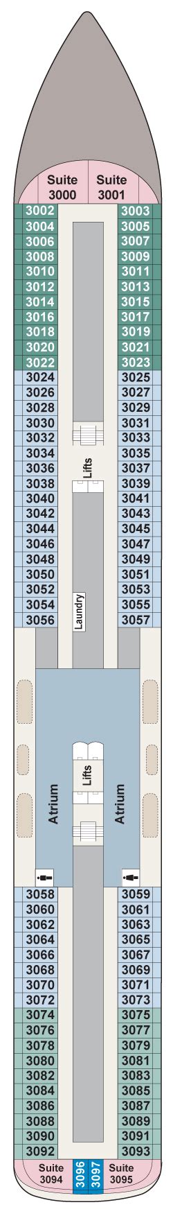 Viking Sea Deck Plans - Cruiseline.com