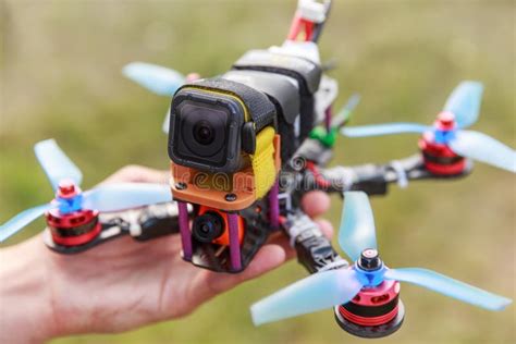 Fpv High-speed Drone Copter Stock Photo - Image of flight, camera ...