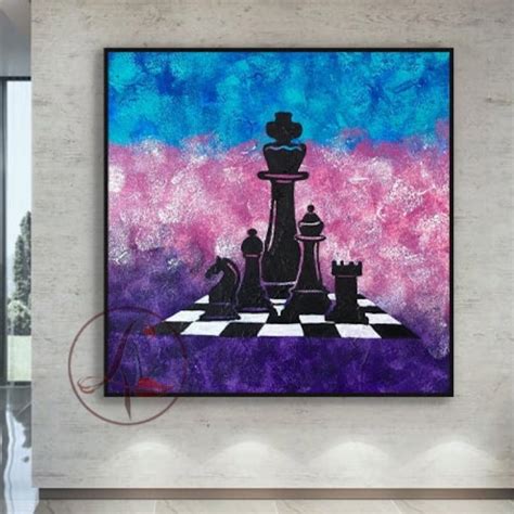 Checkmate Painting - Etsy