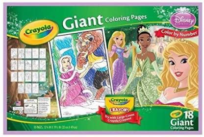 CRAYOLA Disney Princess Giant Coloring Pages - Disney Princess Giant Coloring Pages . Buy ...