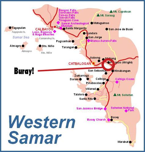 Buray Overdose: Map of Samar