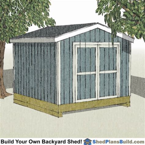 10x10 Backyard Shed Plans | Build Your Own Backyard Shed