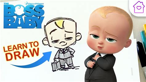 How to Draw BOSS BABY! | #CAMPDREAMWORKS DRAW-ALONG - YouTube