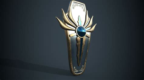 ArtStation - High elf shield | Game Assets