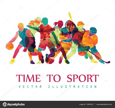 People engaging in different sports Stock Vector Image by ©CamillaCasablanca #139502720