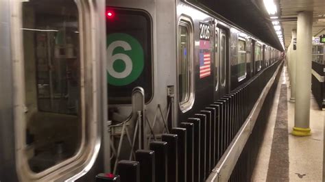 MTA New York City Subway: (6) train at Bowling Green - YouTube