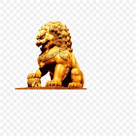 Chinese Guardian Lions Sculpture, PNG, 1000x1000px, Lion, Chinese ...