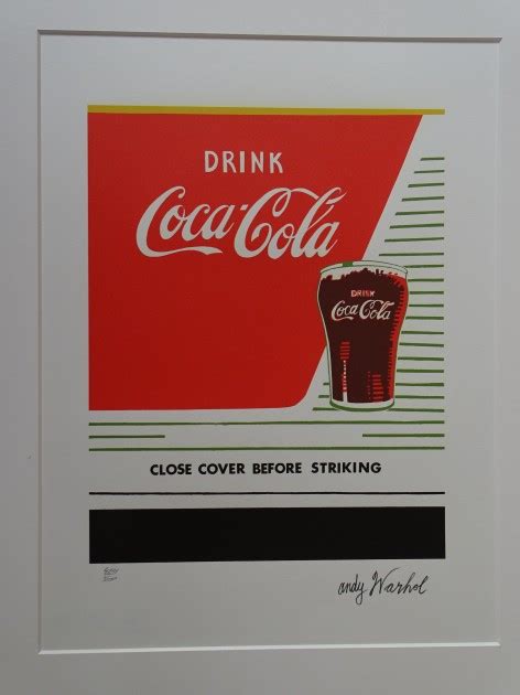 Andy Warhol "Coca Cola" - CharityStars