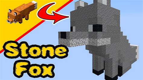 Minecraft Fox, Mob Build, Fox Statue, Minecraft Statue - PS4, Xbox, Switch, PC, Pocket, - YouTube