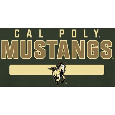 Men's Green Cal Poly Mustangs Team Strong T-Shirt 2