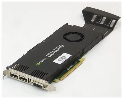 nVIDIA Quadro K4200 4GB GDDR5 PCIe x16 Gen2 / PCIe 2.0 1x DVI-I 2x ...