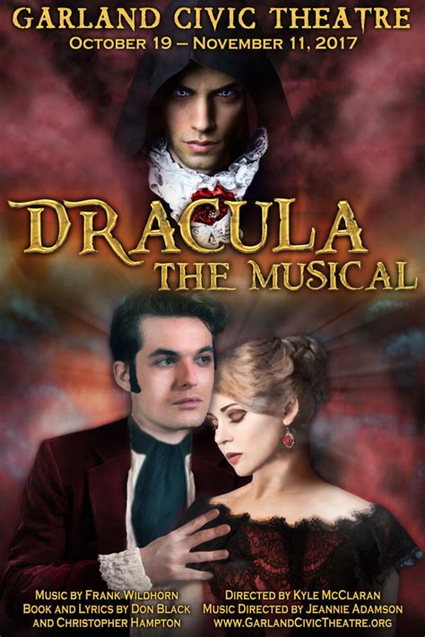 Garland Civic Theatre presents "Dracula The Musical" - The Garland ...