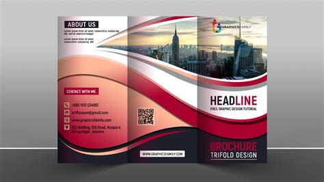 Tri Fold Brochure Psd Template Free Download - Nisma.Info