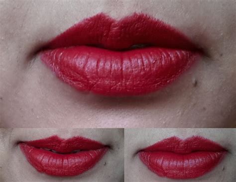 Mac Russian Red Swatch on Lips|Vanitynoapologies|Indian Makeup and Beauty Blog