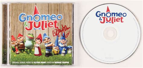 Elton John Signed "Gnomeo & Juliet" Soundtrack CD Album (REAL LOA & JSA ...