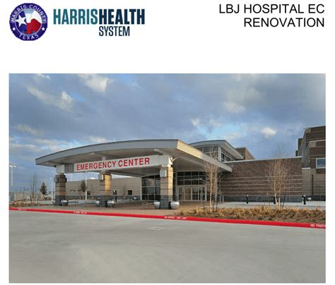 Renovation of the Emergency Center at Lyndon B. Johnson Hospital ...