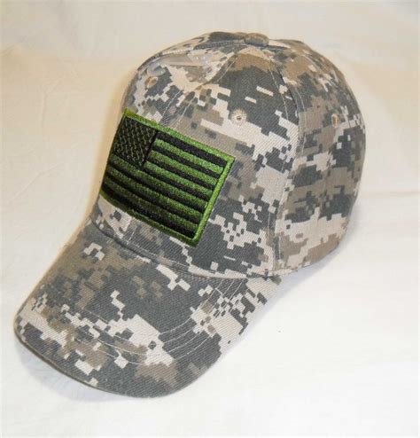 Digital Camo USA American Flag Tactical Baseball Cap Hat - Hats