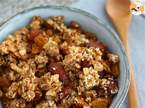 Homemade granola (muesli) - Recipe Petitchef