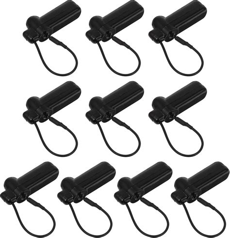 ibasenice 10Pcs EAS Security Tags Magnetic Hard Bag Clothing Tags RF Frequency Checkpoint ...