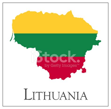 Lithuania Flag Map Stock Photo | Royalty-Free | FreeImages