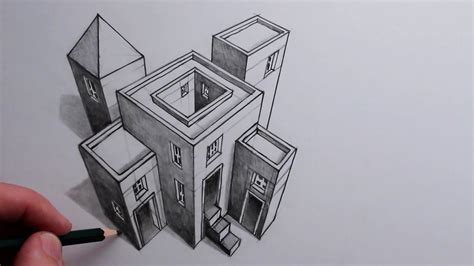 A Simple Way to Draw 3D Buildings: Fast and Slow - YouTube