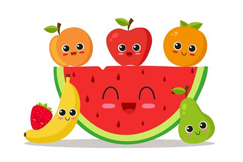 Cool fruit set 566407 Vector Art at Vecteezy