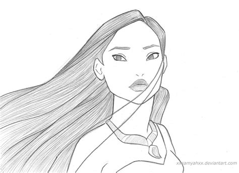 Pocahontas | Easy disney drawings, Disney drawings sketches, Disney art drawings