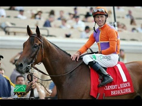 Gary Stevens discusses Beholder ahead of Saturday's TVG Pacific Classic ...