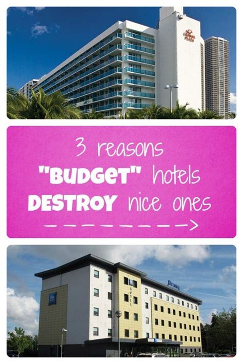 3 reasons "budget" hotels DESTROY nice ones | Budget hotel, Family ...