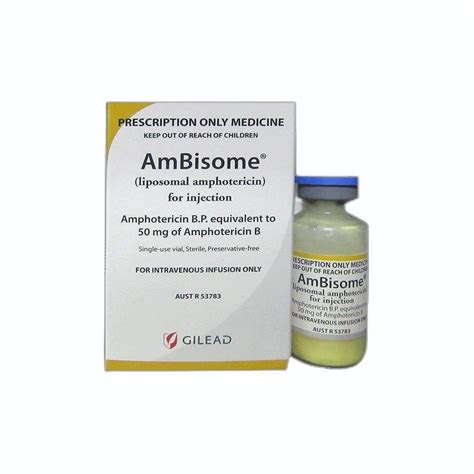 Ambisome 50 Mg Injection, Prescription, Treatment: Black Fungus at Rs ...