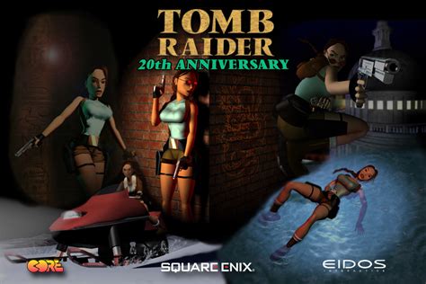 Tomb Raider 20th Anniversary Collage Poster by maskedlion3 on DeviantArt