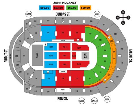 Budweiser Gardens Seating Chart Rows | Fasci Garden