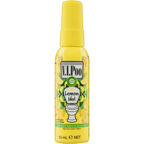 Air Wick Vipoo Lemon Idol Toilet Spray 55ml | Woolworths