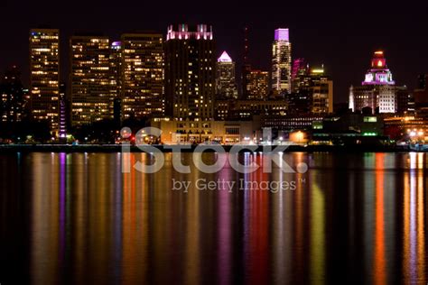 Philadelphia Skyline At Night Stock Photo | Royalty-Free | FreeImages