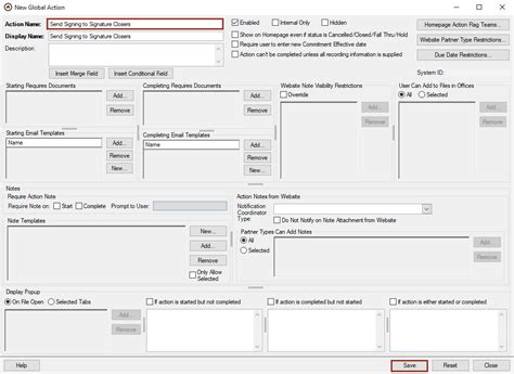 Admin> Action Lists> Email Templates