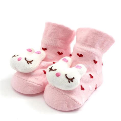 Cute Baby 0 12 months Newborn Warm Socks Kids Baby Socks Cotton Cartoon ...