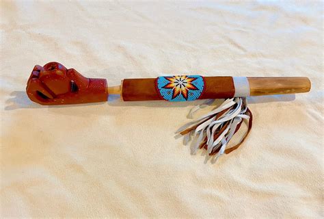 Large Eagle Claw Pipestone Peace Pipe - Catlinite Stone - Authentic Native American Made ...