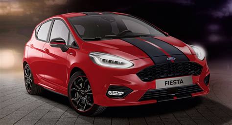 2019 Ford Fiesta ST-Line Red And Black Editions Prove Stripes Go With Everything | Carscoops