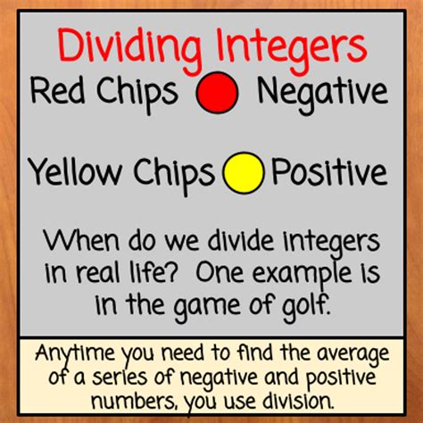 Dividing Integers with Integer Chips