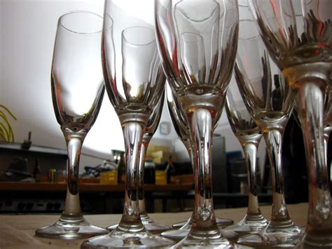 champagne flutes at the underground food collective party | Flickr