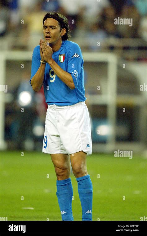 FILIPPO INZAGHI ITALY & JUVENTUS PREFECTURAL KASHIMA STADIUM IBARAKI JAPAN 08 June 2002 Stock ...