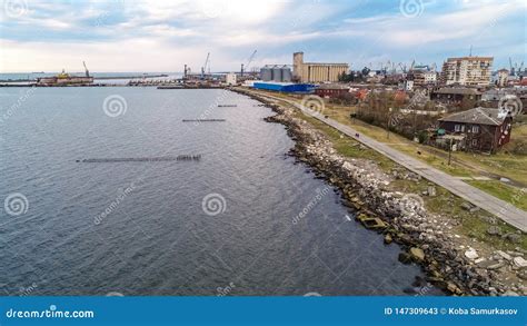 Poti City Landscape Photographed from Above, Georgia Stock Image ...