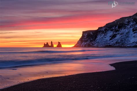 Sunset, Vik, Iceland - Mark Bauer Photography