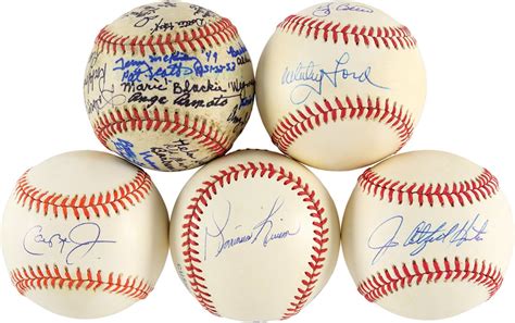 Signed Baseball Collection (5)