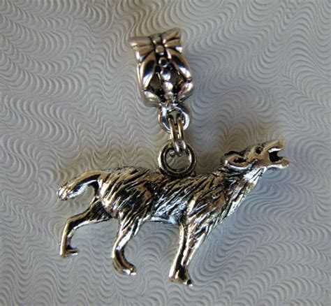 Stark House of Stark Sigil Wolf Charm Game of Throne Jewelry Bead Charm ...