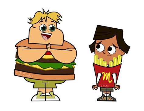 Total DramaRama Owen and Noah-Burger and Fries Costume | Total Drama Official Amino