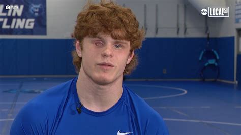 Blind cancer survivor Caiden Hooks is a high school wrestling star ...