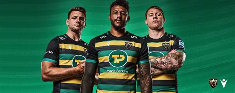 Northampton Saints launch 2020/21 home strip