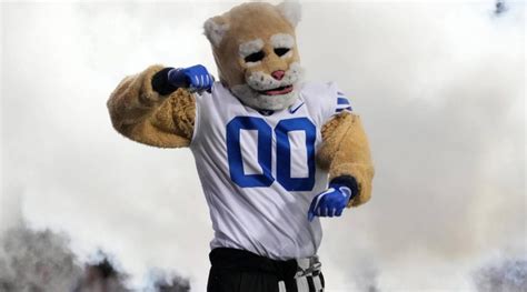 BYU Mascot Shows Off Ridiculous Arm Strength in Viral Video